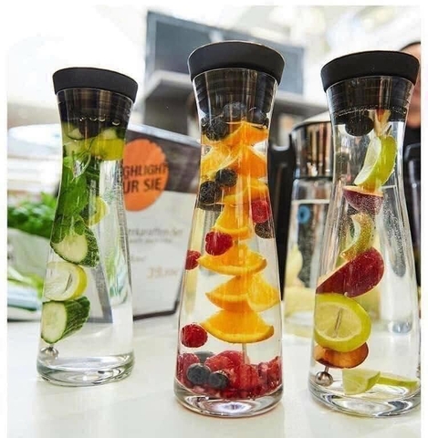 BÌNH THỦY TINH WMF BASIC 1L NẮP ĐỒNG