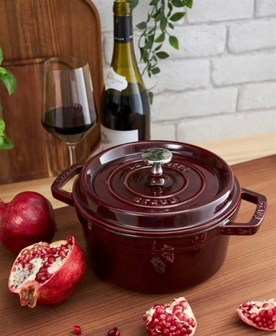 NỒI GANG STAUB GRENADINE MÀU ĐỎ MẬN