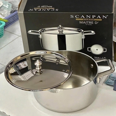 NỒI INOX SCANPAN MAITRE D' 16CM 1,5L