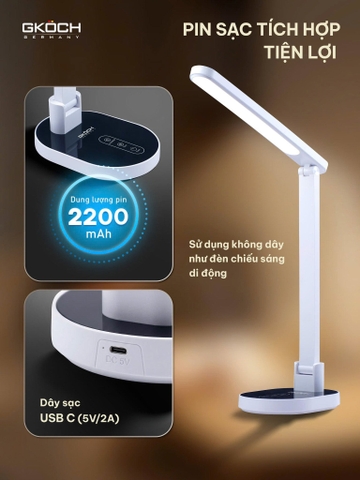 ĐÈN HỌC LED GKOCH YG-8611L