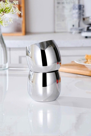 CỐC HÌNH QUẢ TRỨNG 350ML INOX 18/10 O212