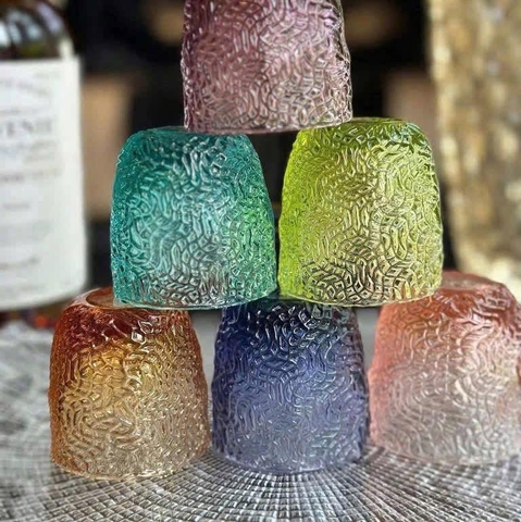 Set 6 cốc Tricot (Assorted Colors) 300ml IVV