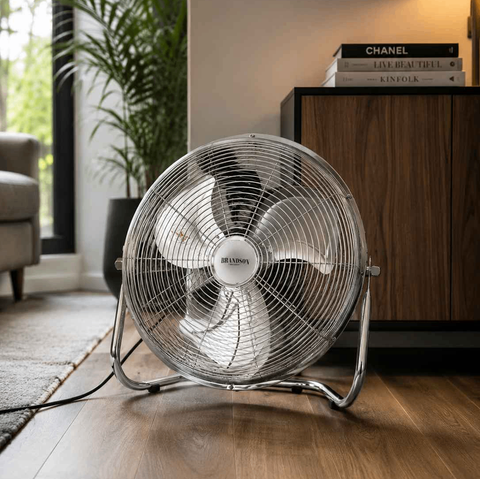 QUẠT SÀN BRANDSON 30CM MÀU INOX 301491