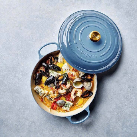 NỒI CHẢO LE CREUSET BRAISER CHAMBRAY 26CM