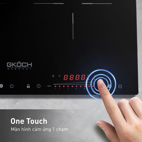 BẾP ĐIỆN TỪ ÂM 2 VÙNG NẤU GKÖCH 7372DS2 (5400W)