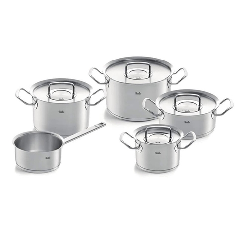 BỘ NỒI FISSLER PROFI 5 MÓN ( 4 NỒI 1 QUÁNH) NẮP INOX 084-128-05-000/0