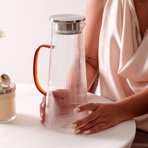 Bình nước Narciso Borosilicate Xanh lá 1,1 L IVV