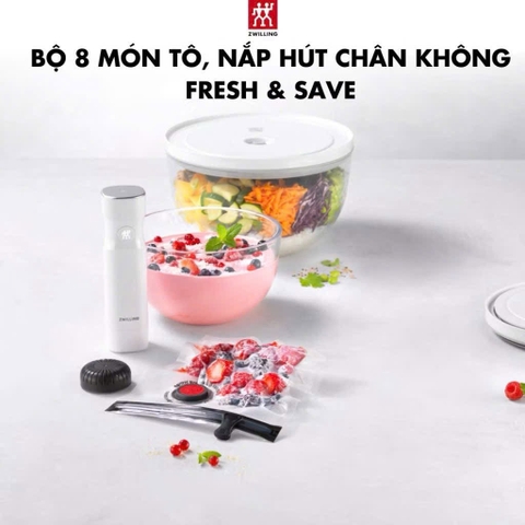BỘ HÚT CHÂN KHÔNG ZWILLING 27 MÓN + TẶNG 1 MÁY HÚT CHÂN KHÔNG