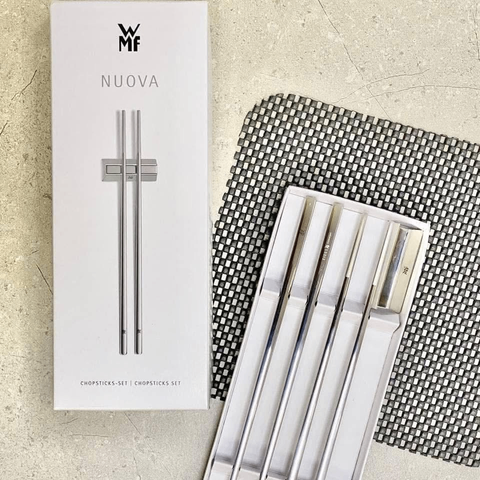 SET 2 ĐÔI ĐŨA INOX WMF KÈM GÁC ĐŨA
