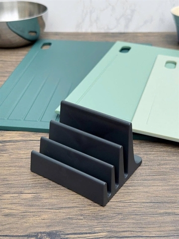 Set 3 thớt bằng nhựa PP cao cấp kèm giá đỡ Mirai