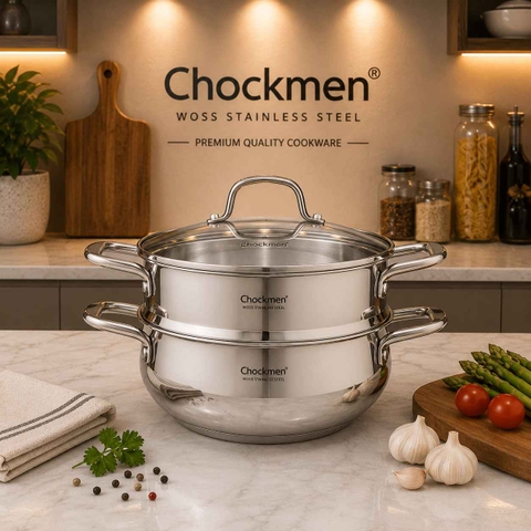 Bộ nồi xửng hấp chockmen CKM-ZY3L16Z 16CM/26CM/28CM/30CM