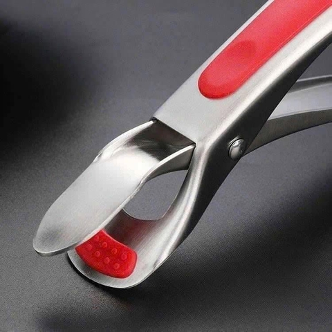 Kẹp đĩa inox xuất khẩu châu ÂU-RK618 đỏ