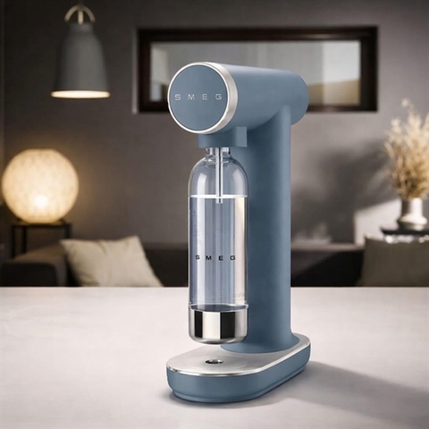 Máy tạo nước có ga (soda) SMEG SKC01SBM màu Storm Blue