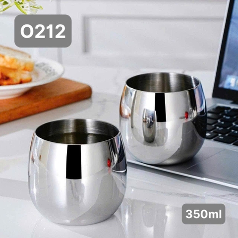 CỐC HÌNH QUẢ TRỨNG 350ML INOX 18/10 O212