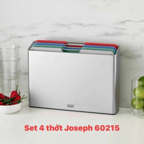 Bộ 4 thớt phân loại Joseph Joseph 60215 Folio Large (Coast Silver)