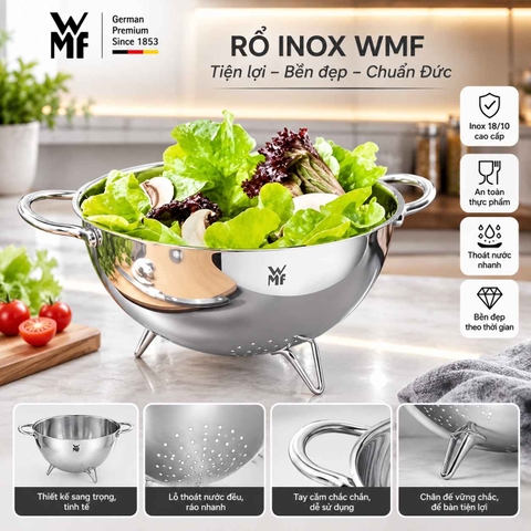 RỔ INOX WMF SEIHER ALBA 24CM