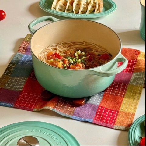 NỒI GANG LE CREUSET COOL MINT 18CM MÀU XANH MINT