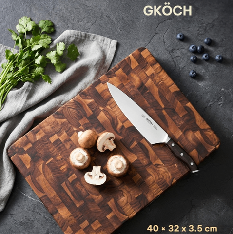 THỚT GỖ TEAK GKOCH 40 x 32 x 3,5CM