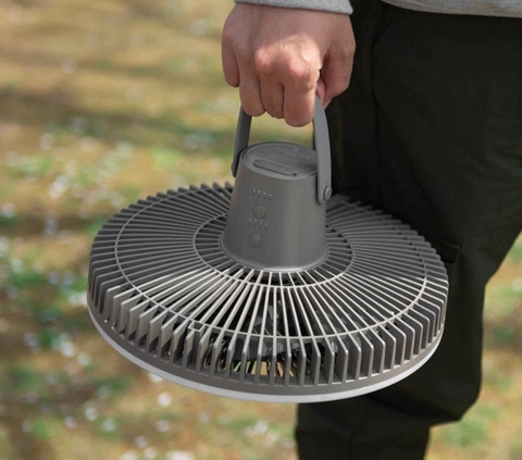 QUẠT TÍCH ĐIỆN KÈM ĐÈN MOOAS 2in1