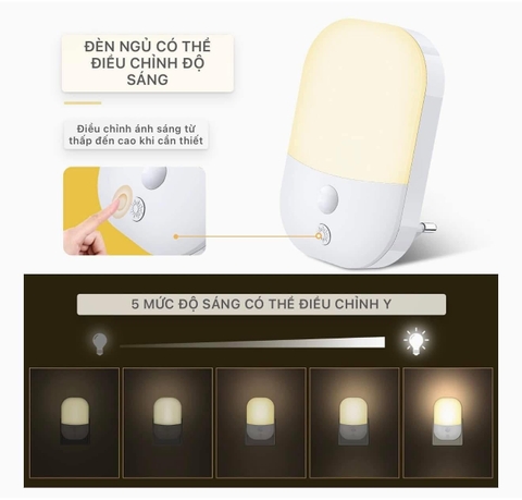 SET 2 ĐÈN NGỦ SURIGHT TRÒN
