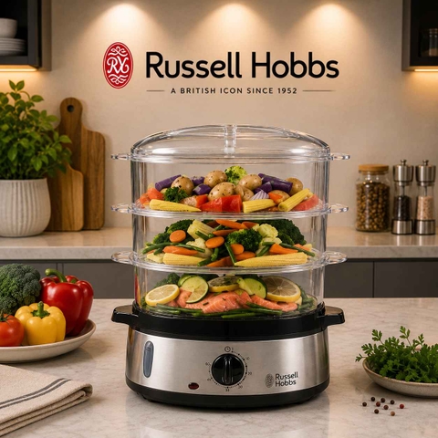 Nồi hấp 3 tầng Russell Hobbs 9.0l 19270