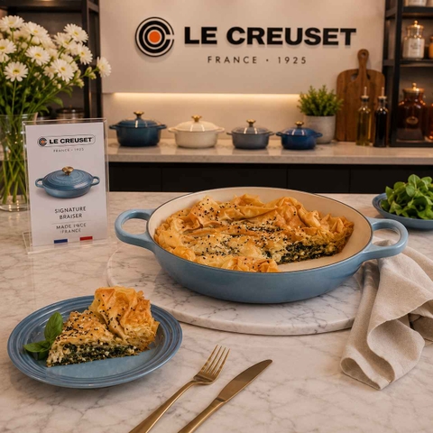 NỒI CHẢO LE CREUSET BRAISER CHAMBRAY 26CM