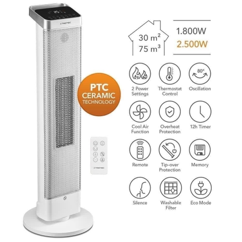 QUẠT SƯỞI THÁP TROTEC TFC 25E