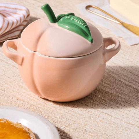THỐ SỨ MINI ĐÀO 19CM 570ML MÀU CAM HỒNG