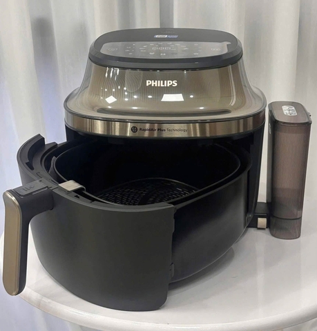 NỒI CHIÊN KHÔNG DẦU KÈM HẤP PHILIPS NA543/00