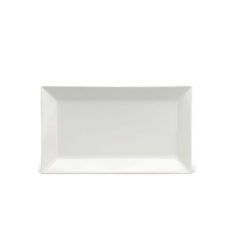Dĩa chữ nhật lá 30 x 17 cm - Misc Assortment Lys - Trắng Ngà