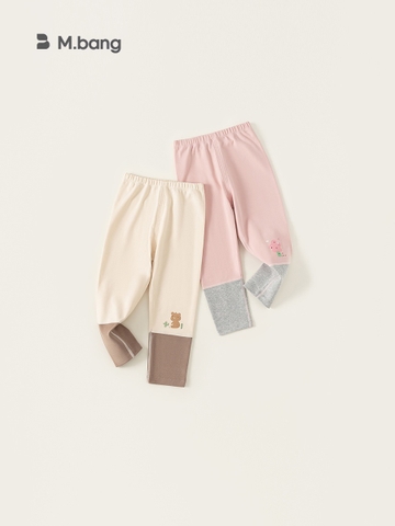 Quần legging co giãn mềm ấm M.bang cho bé gái