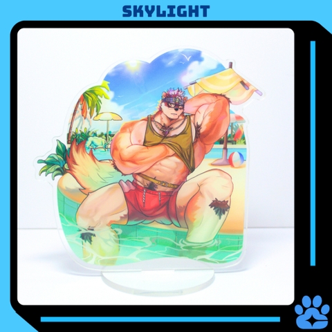 Mô Hình Standee Furry KAMUI - Tokyo Afterschool Summoners - nhựa Mica 14cm