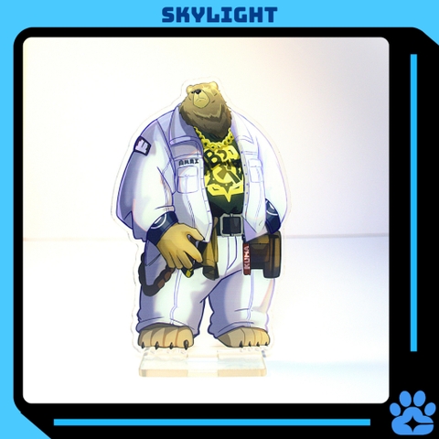Mô Hình Standee Furry BEN BIGGER - Zenless Zone Zero nhựa mica 14cm