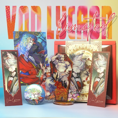 [LIMITED] Standee Cát chảy Von Lycaon - 14cm - tặng kèm bookmark, huy hiệu