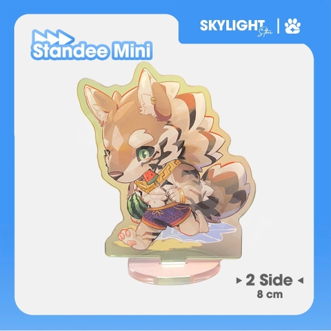 Mô hình/ Standee Mini Furry SETH - Tokyo Afterschool Summoners - 8cm - 2 mặt