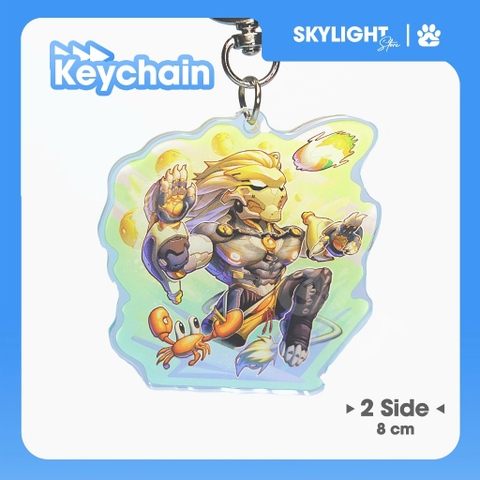 Móc khóa/ Keychain Furry BANYUE - ZZZ - 6cm - 2 mặt