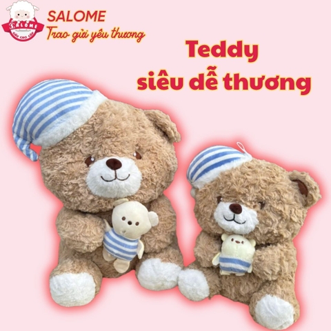 Gấu bông gấu ngủ ôm gấu