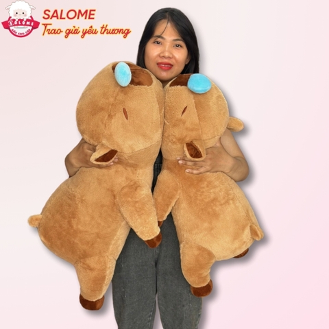 Gấu Bông Capybara Nằm Chảy Nước Mũi