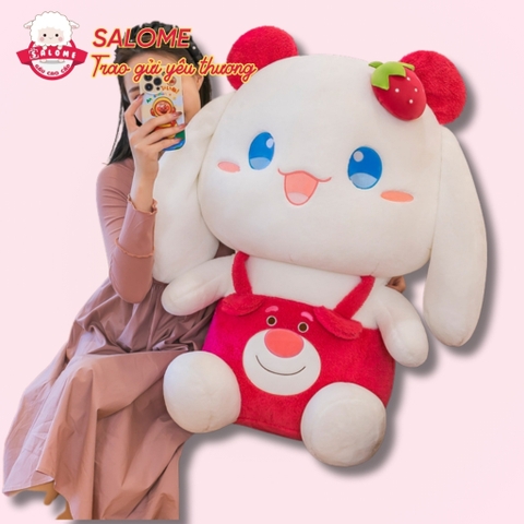 Gấu Bông Cinnamoroll Yếm Dâu