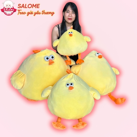 Gấu Bông Gà Dundun Vàng Bụng Bự Mặt Thộn