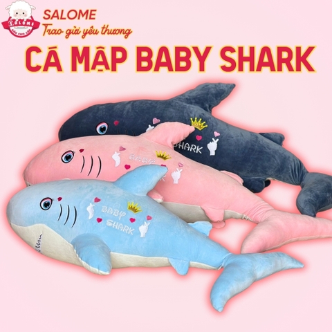 Gấu Bông Cá Mập Baby Dài