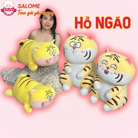 Gấu Bông Con Hổ Biểu Cảm Mặt Ngáo
