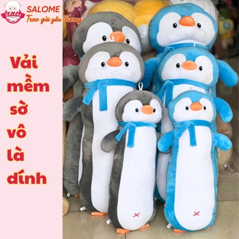 Gấu Bông Chim Cánh Cụt Quàng Khăn