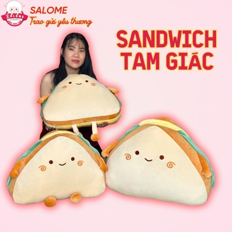 Gấu Bông Bánh Mì Sandwich Tam Giác