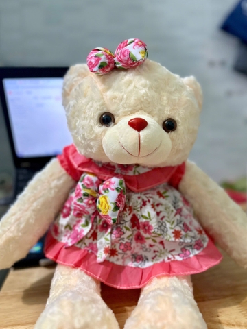 Gấu bông Teddy váy hoa