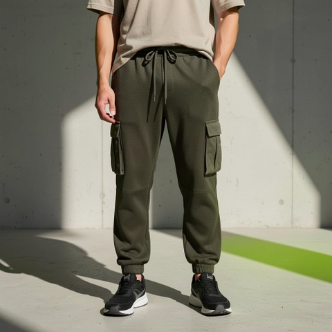 Quần jogger utility đường may nổi F1GENZ 23