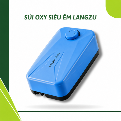 Máy Sủi Oxy máy khoẻ siêu êm Langzu LZ-903 | Sủi oxy cắm điện cao cấp