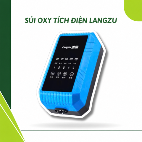 Máy Sủi Oxy tích điện máy khoẻ siêu êm Langzu LZ-668 | Sủi oxy tích điện cao cấp