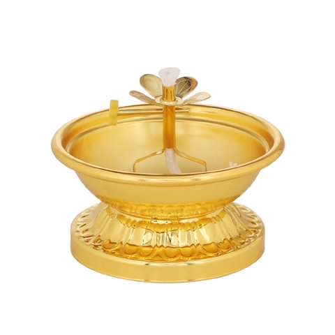 Chân đế Đĩa Dầu Hợp Kim Vàng(kèm Chân Bấc)