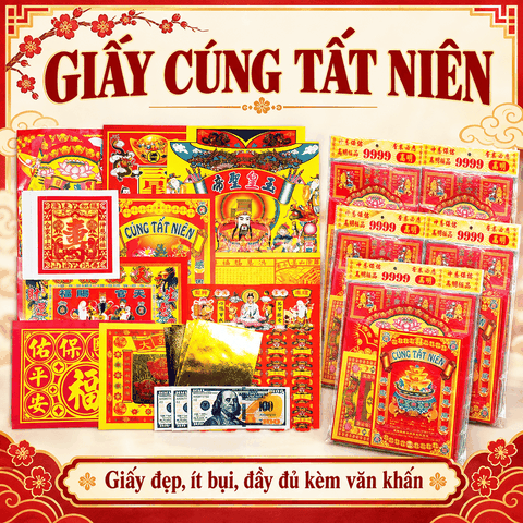 Bộ Giấy cúng Tất Niên đủ bộ [kèm văn khấn]pt